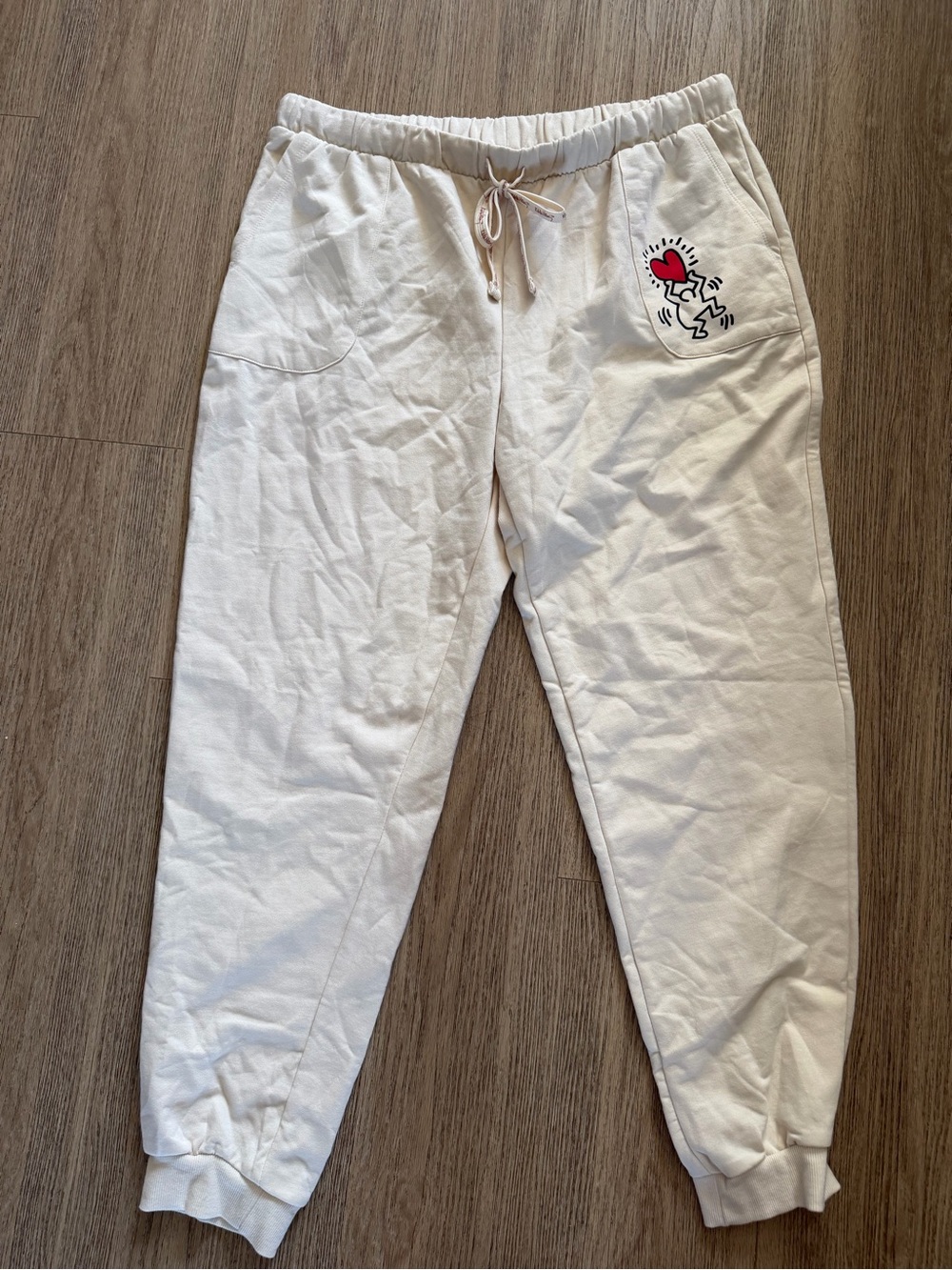 Keith Haring Men’s Jogger Sweatpants size Large